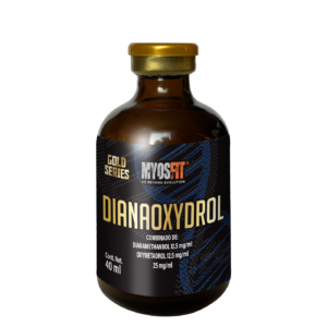Vial de mezcla Dianabol y Oximetolona para investigación de masa muscular Myosfit