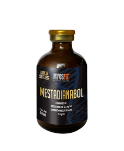 Vial de Dianabol (Dianbol) y Ermalone para volumen muscular Myosfit México