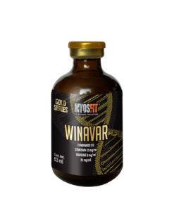 Vial de Anavar sublingual para investigación de fuerza y definición Myosfit